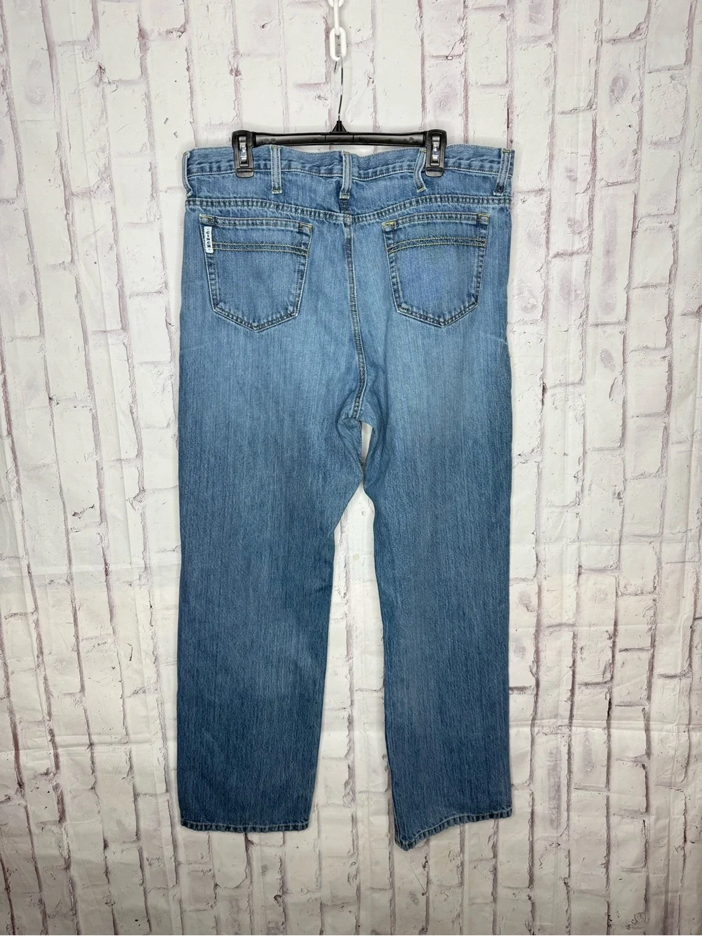 Cinch Mens White Label Jeans 38×32 Relaxed Rigid Dark Stone Western MB92834013